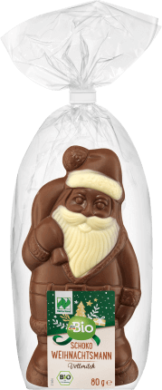 DmBio Moș Crăciun ciocolată, 80 g