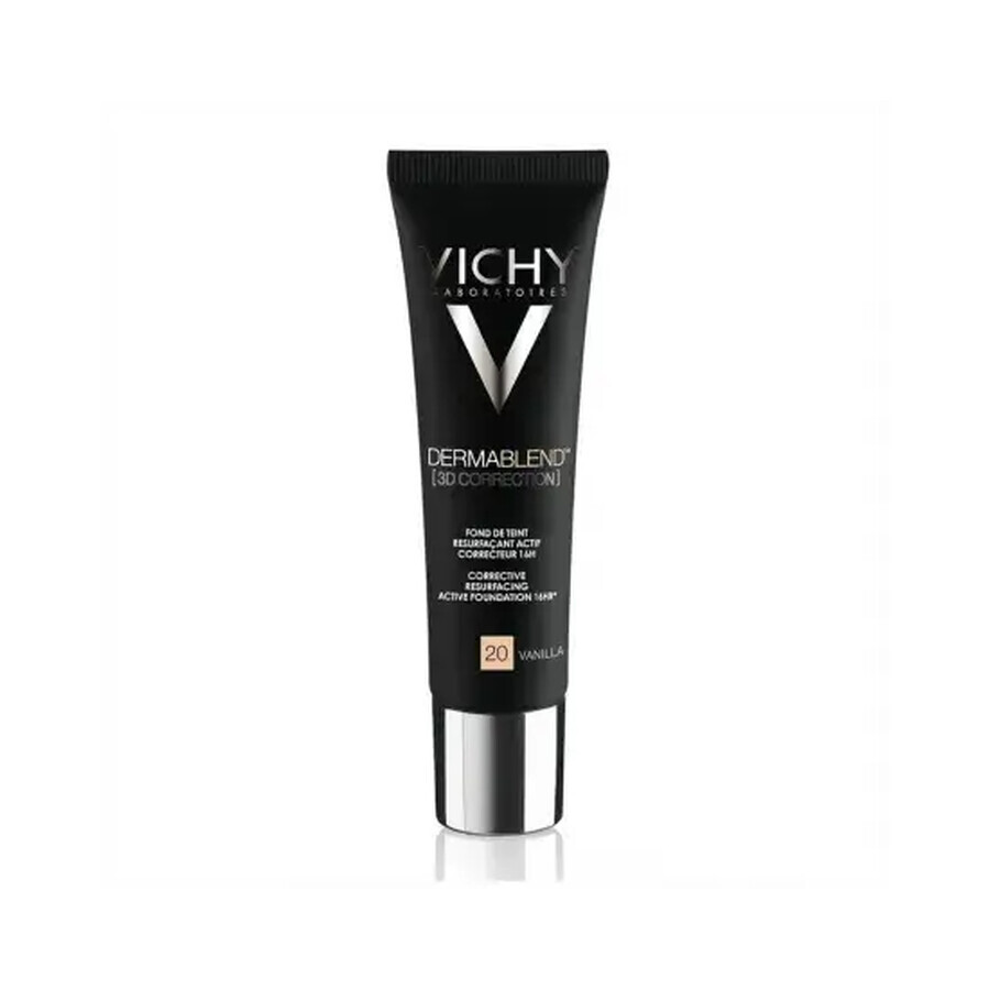 Vichy DermaBlend Fond de ten corector cu acoperire 16 ore, Nuanța 20 Vanilla, 30 ml recenzii