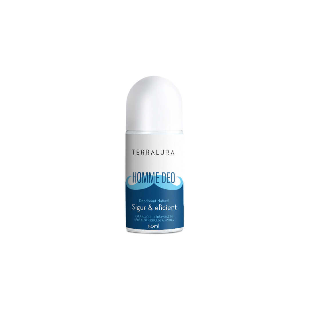 Deodorant Natural Roll-on pentru barbati Home Deo, 50 ml, Terralura