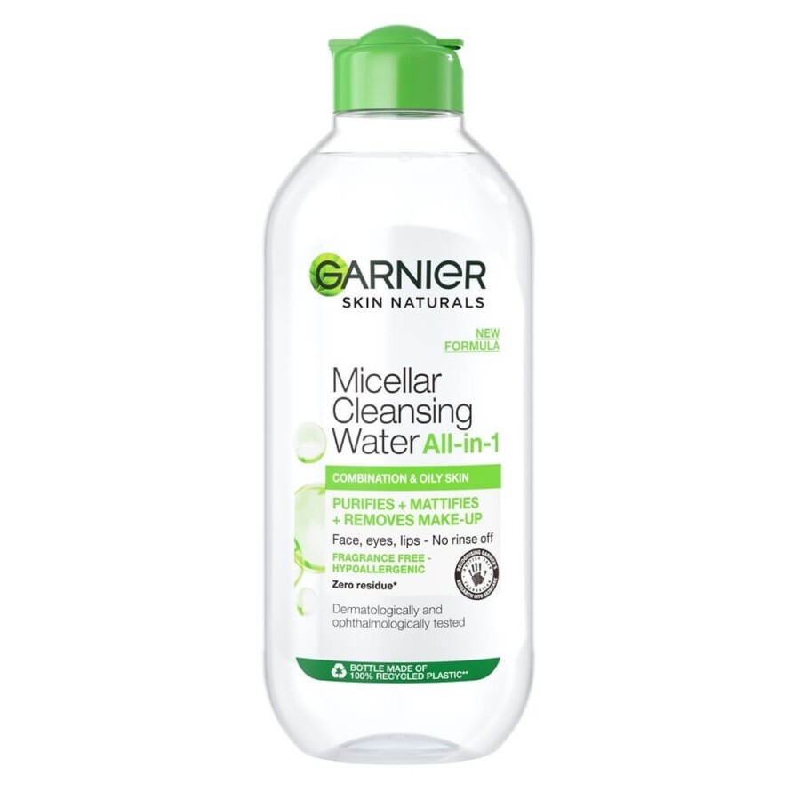 Apa micelara cu efect de matifiere Skin Naturals, 400 ml, Garnier