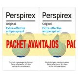 Pachet Antiperspirant roll-on Original, 20 ml + 20 ml, Perspirex