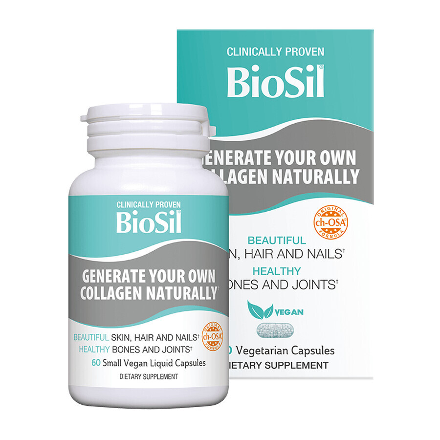 Pachet Biosil colagen 60 + 60 capsule, Biosil