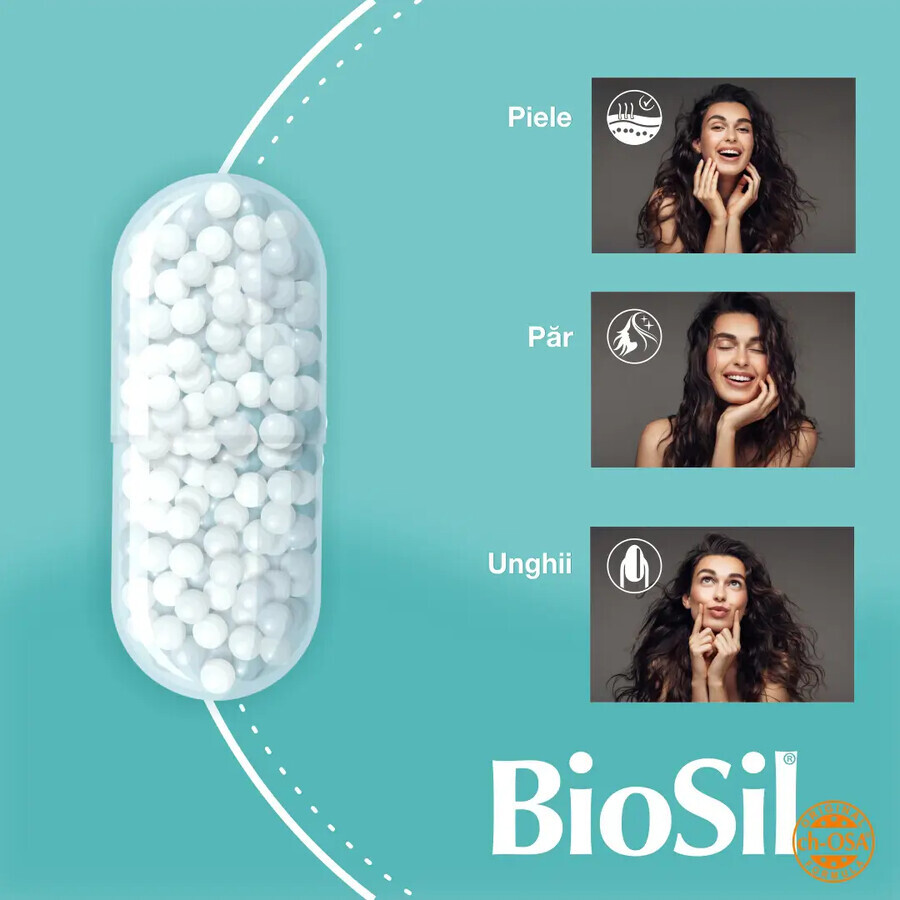 Pachet Biosil colagen 60 + 60 capsule, Biosil