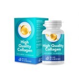 Supliment cu 3 tipuri de colagen High Quality Collagen, 90 capsule, Blue Diamond