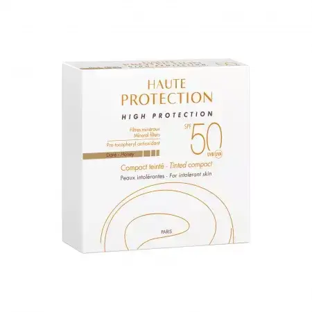 Fond de ten pentru protectie ridicata SPF 50+ Compact Beige, 10 g, Avene