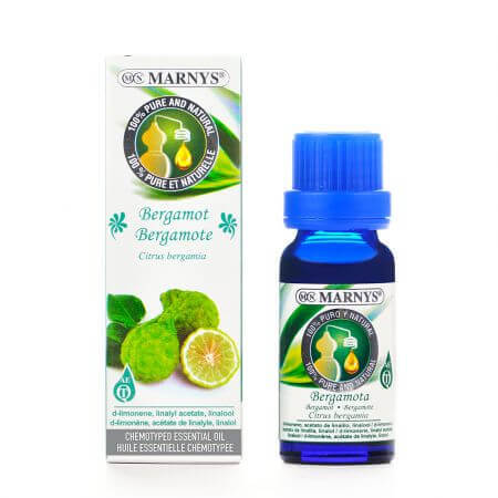 Ulei esential Bergamota, 15 ml, Marnys