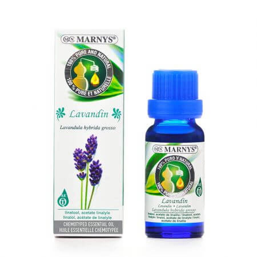 Ulei esential Lavandina, 15 ml, Marnys