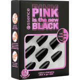 Essence Unghii false click& go PINK is the new BLACK Nr.01 Show Your Pink Side, 12 buc