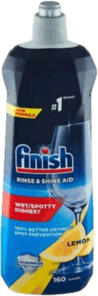mașina de spălat vase bosch seria 4 Finish Soluție clătire pentru mașina de spălat vase Rinse&Shine Aid lemon, 800 ml