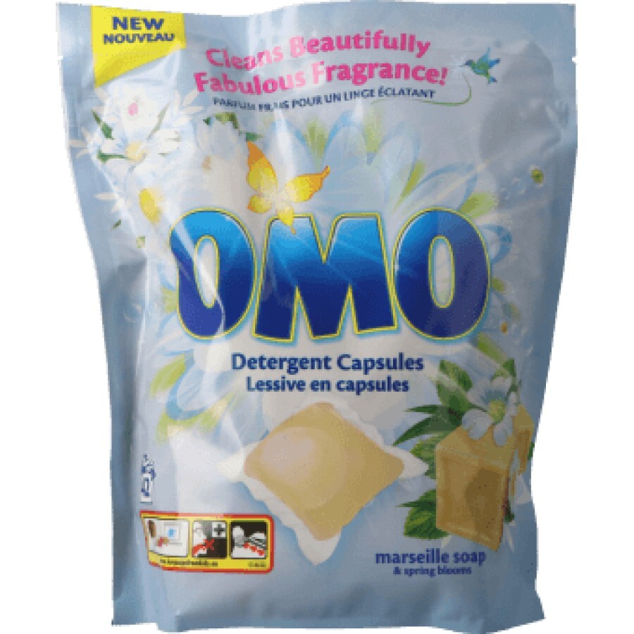 Omo Omo detergent rufe capsule Marseille, 42 buc