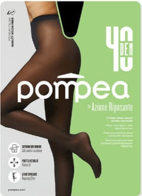 Pompea Dres pentru femei Riposante 40 den nero 1/2, 1 buc