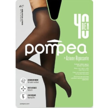 Pompea Dres pentru femei Riposante 40 den nero 3,, 1 buc