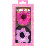 Soxo Set de 2x șosete Soxo donut pentru femei într-o cutie  perfect pentru un cadou  amuzant, happy și roz, 1 buc