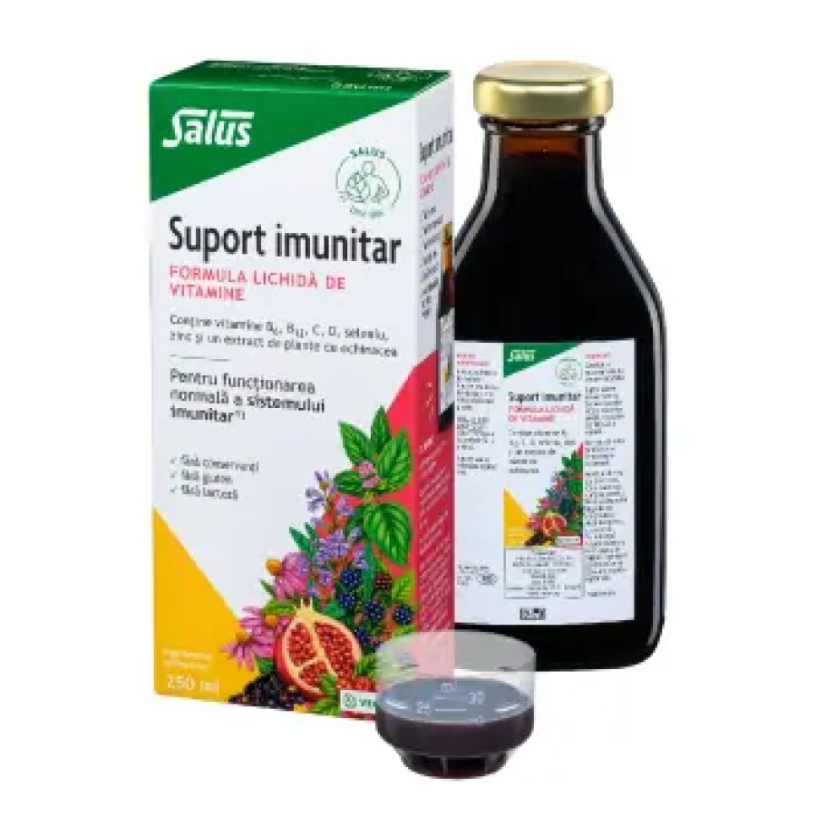 Formula lichida de vitamine Suport imunitar, 250 ml, Salus