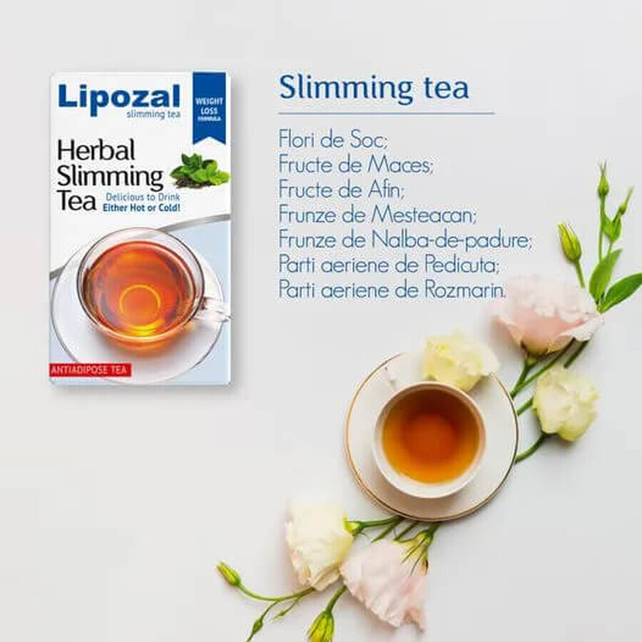 Tè dimagrante Lipozal, 100 g, Canadian Pharmaceuticals