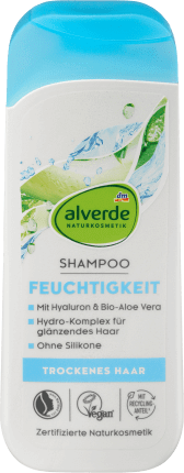 Alverde Naturkosmetik Șampon hidratant cu aloe vera, 200 ml