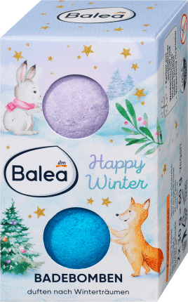 Balea Bombe de baie pentru copii Happy Winter, 2 buc