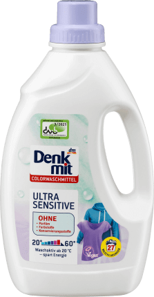 Denkmit Detergent color Ultra Sensitive 27 spălări, 1,5 l