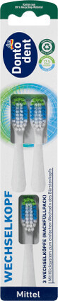 Dontodent Periuță de dinți capete interschimbabile pachet mediu de reumplere, 1 buc