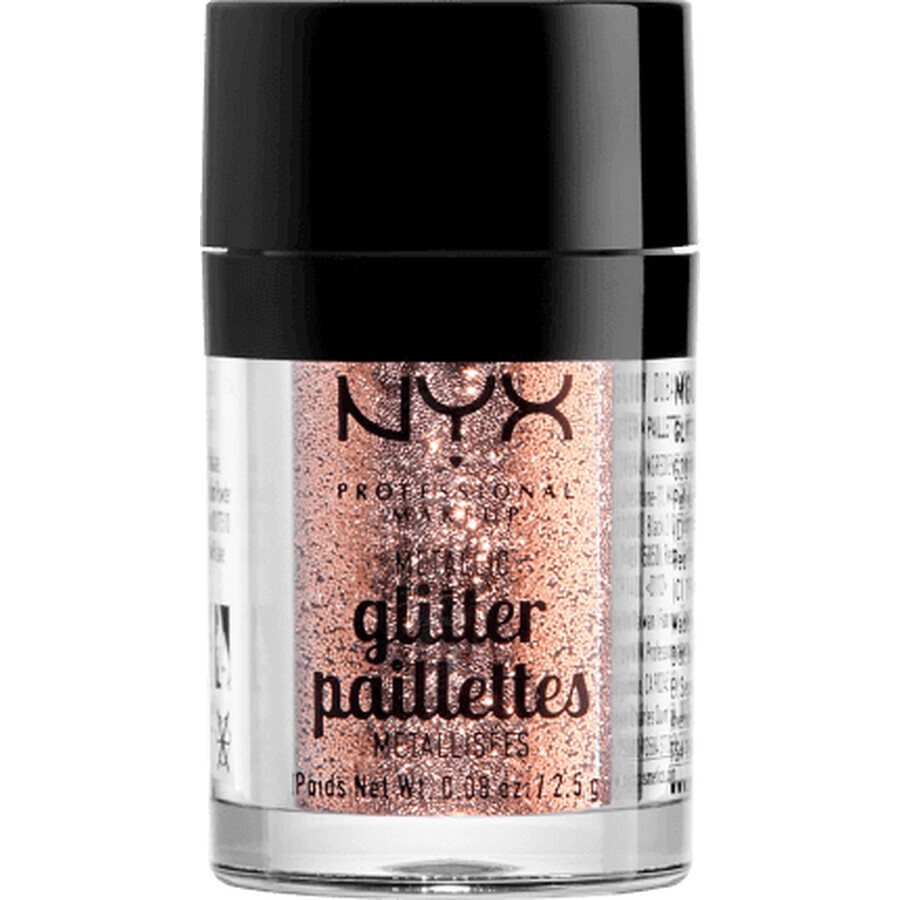 Nyx Professional Makeup Sclipici metalic pentru față 04 Goldstone, 2,5 g