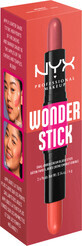 Nyx Professional Makeup Wonder Stick fard de obraz 02 Honey Orange &amp; Rose, 1 buc