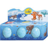 SauBär Bombe de baie pentru copii Polul Nord, 3 buc