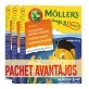 Pachet 3 bucati * Moller s Omega-3, 36 pestisori gumati aroma portocala