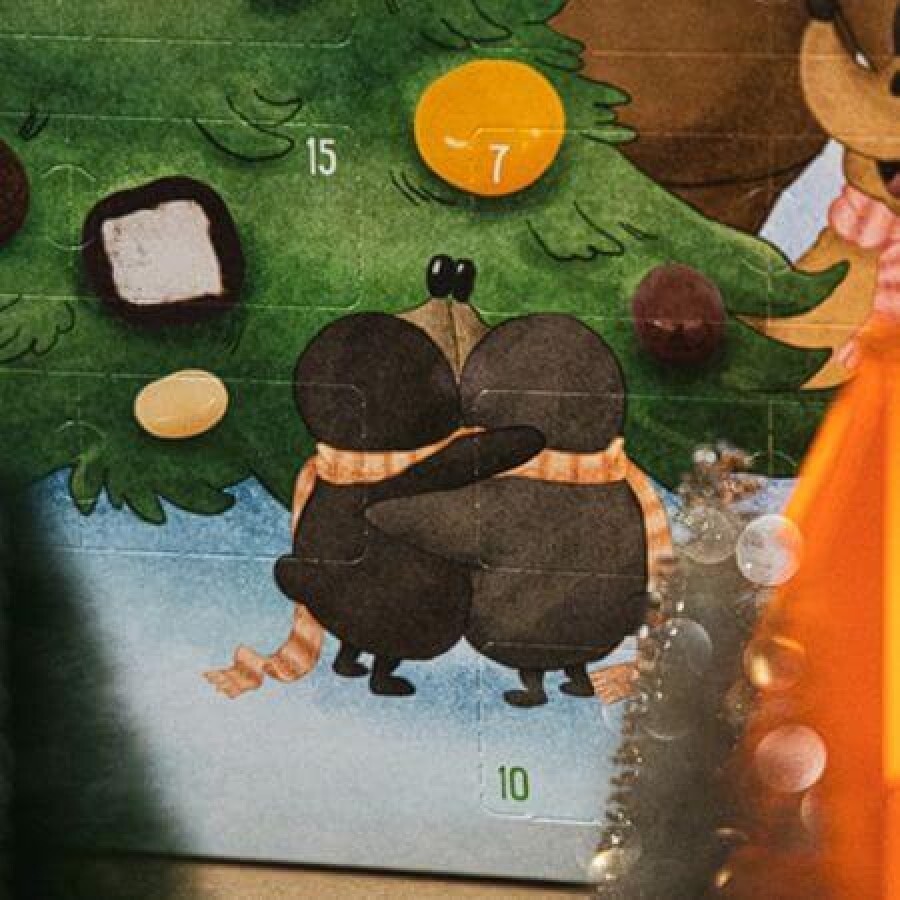 Calendar Advent Bomboane Bio, 380 g, Landgarten