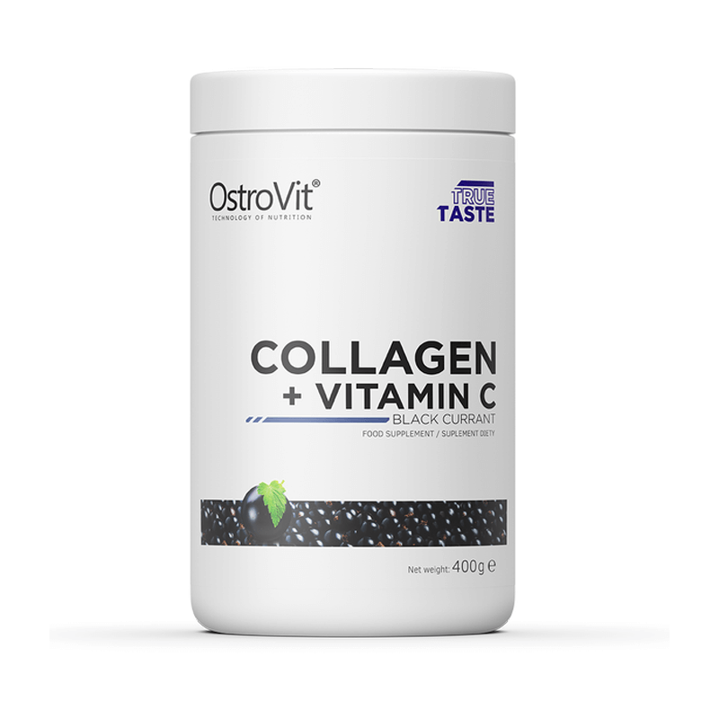 ostrovit   colagen marin + acid hialuronic + vitamina c   120 capsule Colagen + Vitamina C Coacaze, 400 g, OstroVit