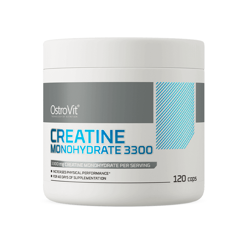 Creatina Monohidrata, 3300 mg, 120 capsule, OstroVit