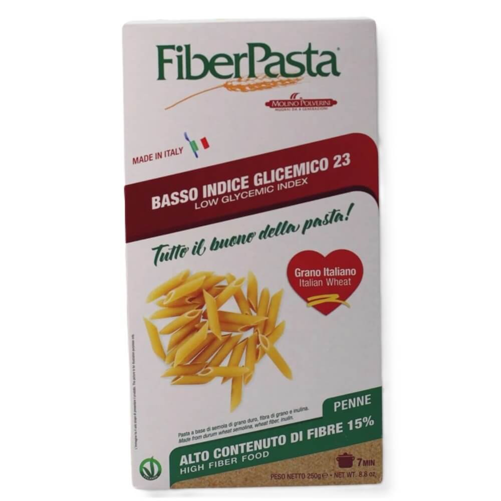 Paste penne, 250 g, Fiber Pasta