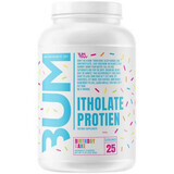 Pudra proteica tip izolat din zer cu aroma Birthday Cake Cbum Series Itholate Protein, 820 g, Raw Nutrition