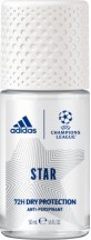 Adidas Deodorant roll-on UEFA CHAMPIONS LEAGUE STAR,, 50 ml