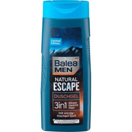 Balea MEN Gel de duș NATURAL ESCAPE, 300 ml