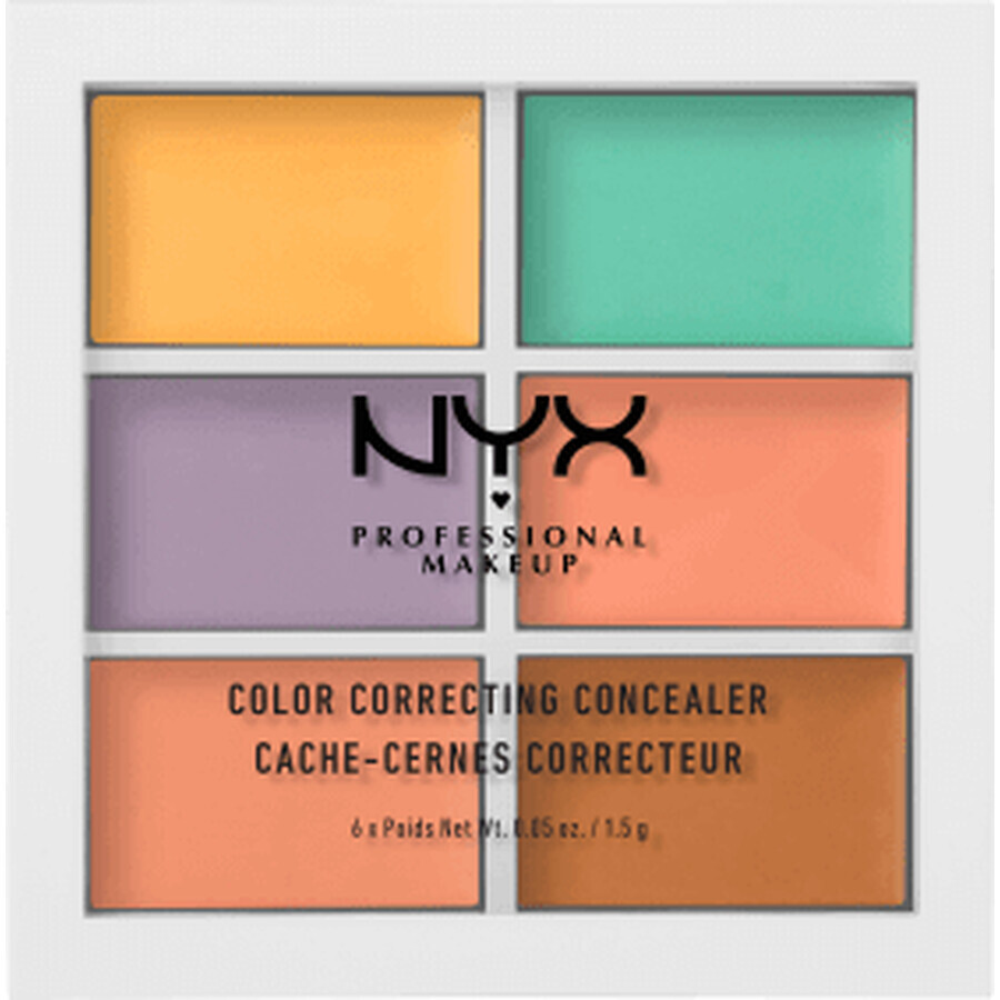 Nyx Professional MakeUp Paletă corectoare 04, 9 g