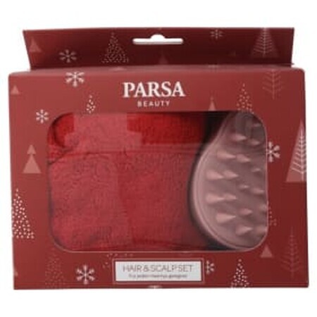 Parsa Beauty Set Wellness (perie șamponare și turban de păr), 1 buc