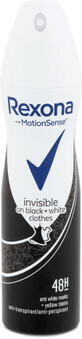 Rexona Deodorant spray invisible black &amp; white, 150 ml