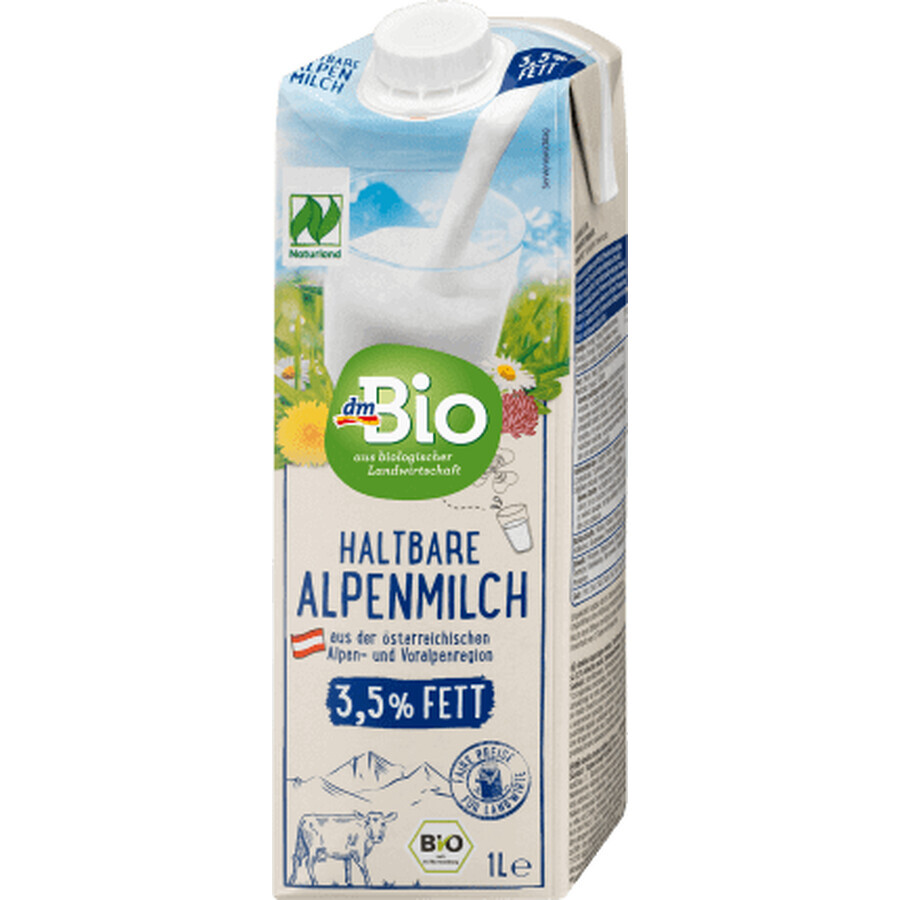 DmBio Lapte alpin 3,5%, 1 l