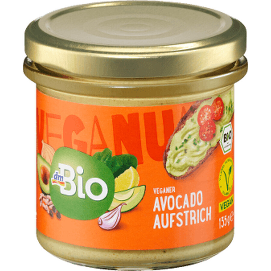 DmBio Pastă vegană avocado, 135 g