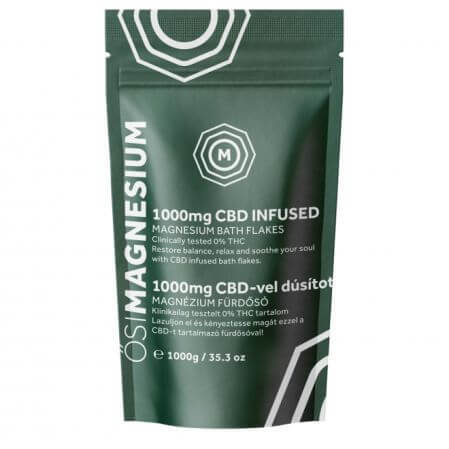 Fulgi de baie infuzati cu cu CBD, 1 kg, Osimagnesium