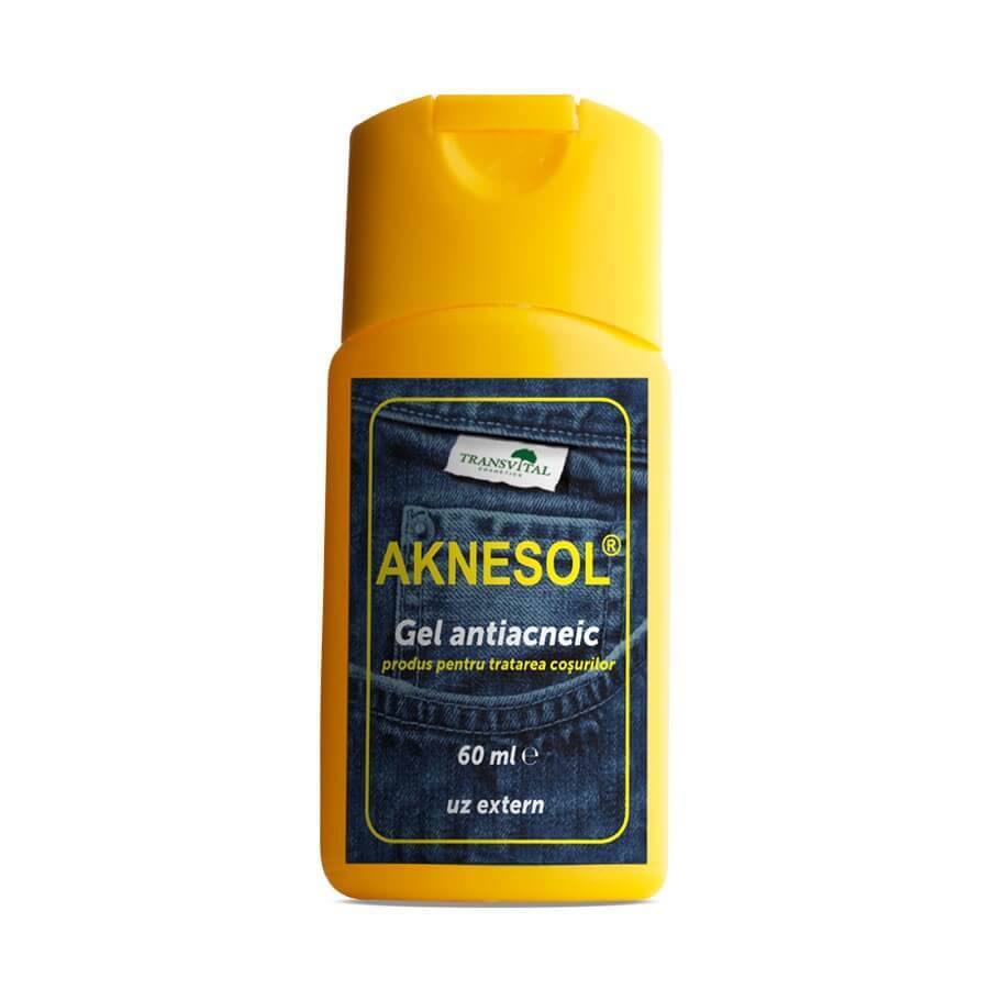 Gel antiacneic Aknesol , 60 ml, Transvital Frumusete si ingrijire