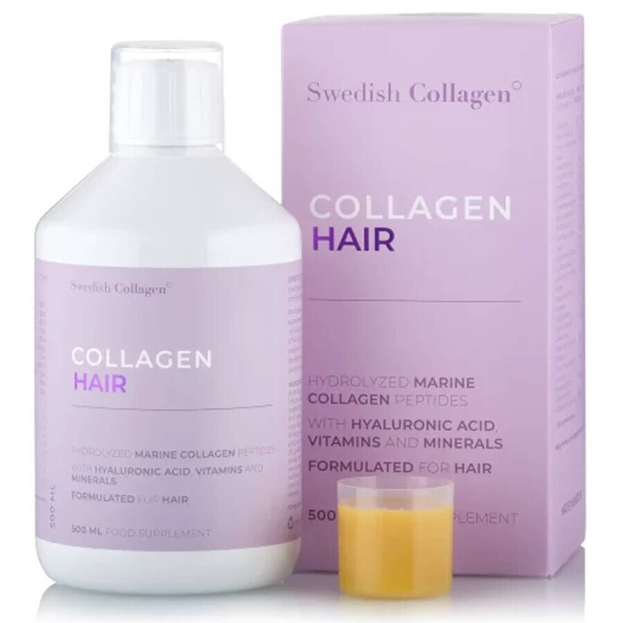 Colagen lichid pentru par Collagen Hair, 500 ml, Swedish Collagen