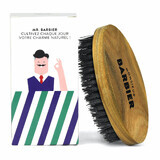 Final Touch, Perie pentru barba 100% vegana din lemn de santal, Monsieur Barbier, 1 buc, Biocart