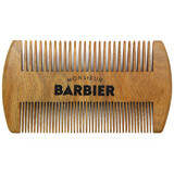 Pieptene dublu pentru barba si par 100% natural din lemn de santal, Monsieur Barbier, 1 buc., Biocart