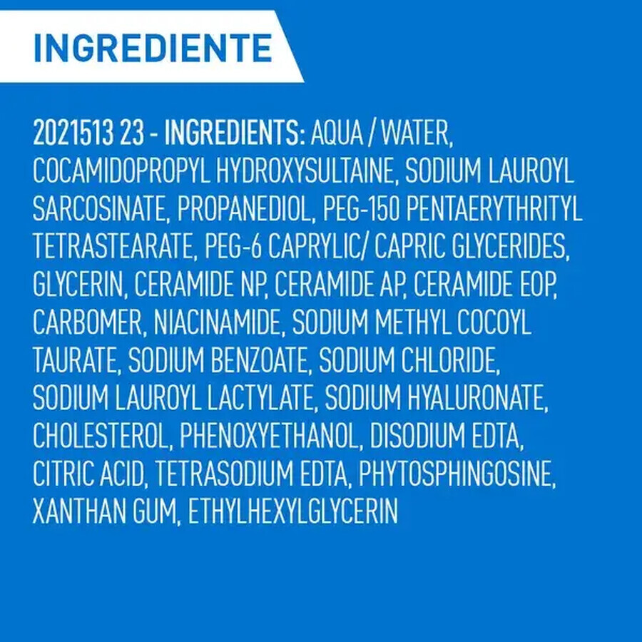 Gel de curățare spumant pentru piele normal-grasă, 473 ml, CeraVe