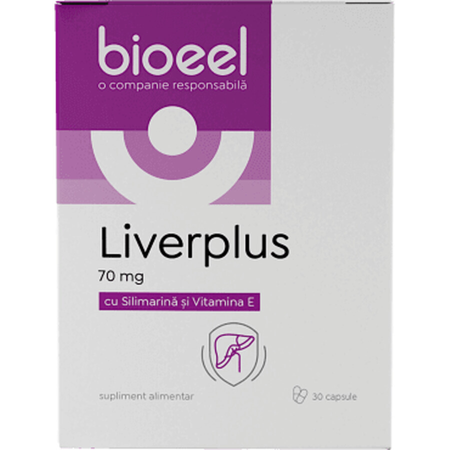 Bioeel Liverplus 70 mg, 30 capsule