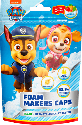 Paw Patrol Capsule spumare pentru copii, 6 buc