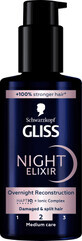 Schwarzkopf GLISS Night elixir pentru păr deteriorat și v&#226;rfuri despicate, 100 ml