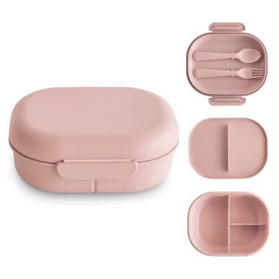 Cutie de pranz cu separator, Blush, Mushie