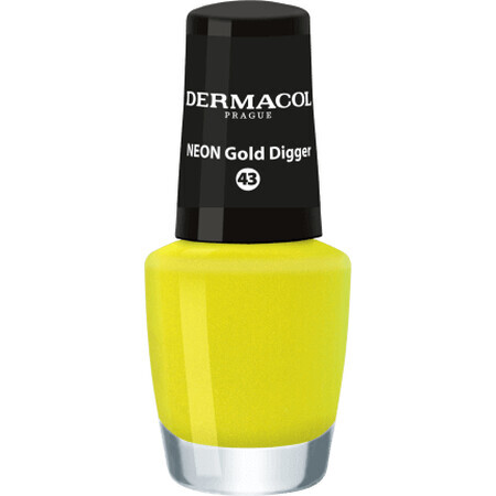 Dermacol Lac de unghii Neon 43 Gold Digger, 5 ml